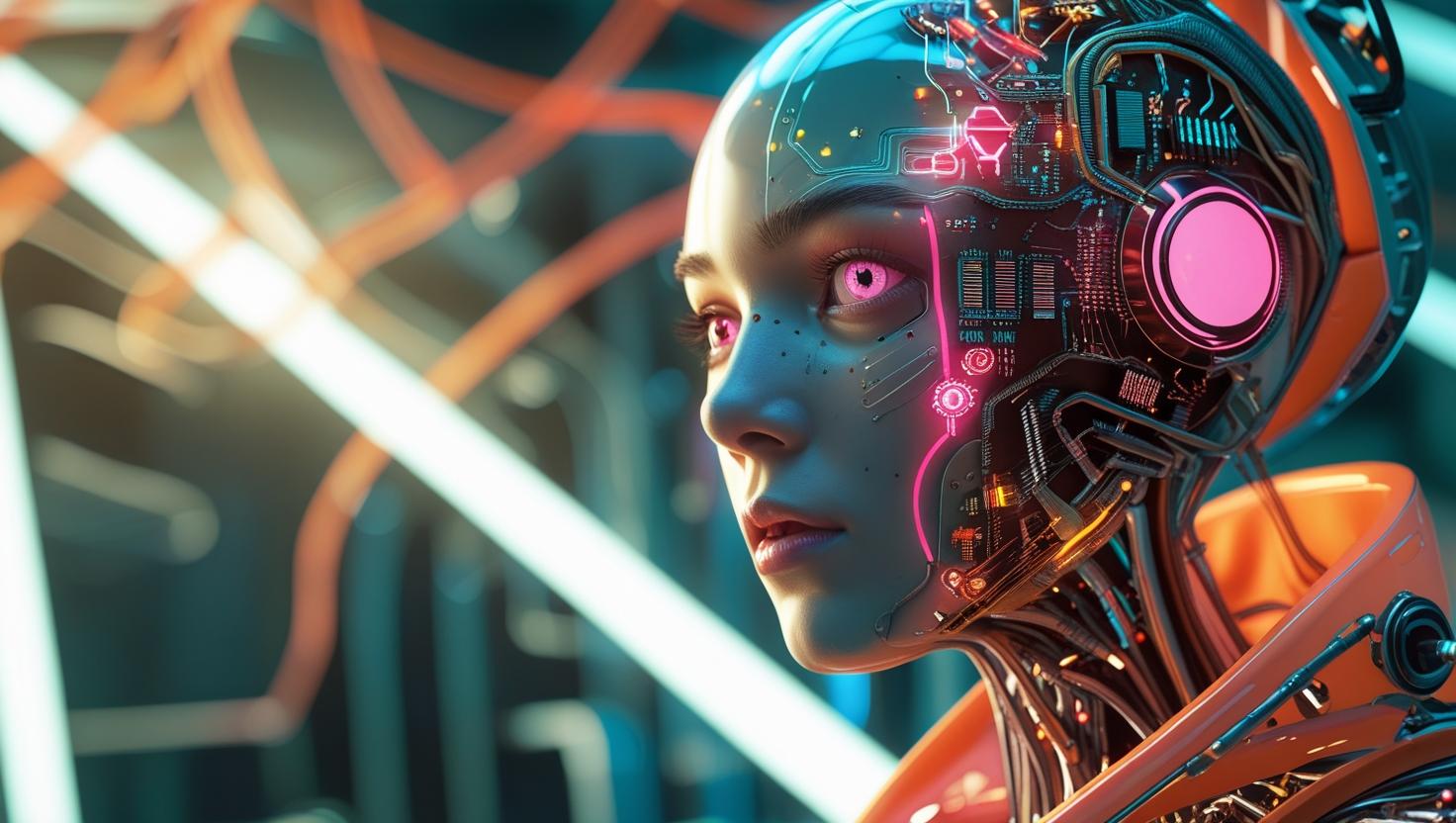 An image showing an robotic person